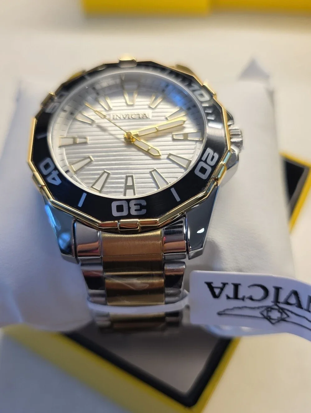 328.  Invicta Pro Diver Men's Watch 46mm, Gold, Steel (69237)